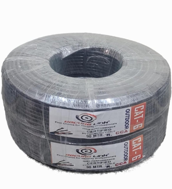 SecureLink CAT6E CCA Outdoor Cable (90 Mtr, sq mm)