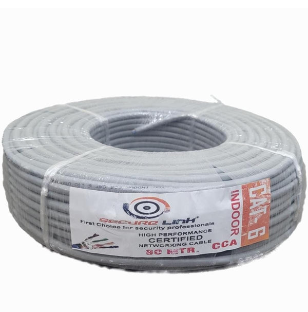 SecureLink CAT6E CCA Indoor Cable (0.51 sq mm, 90 Mtr)