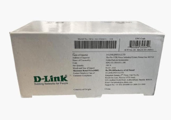 D-Link RJ45 Connector Module Plugs (100 Pack)