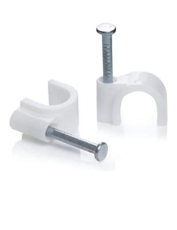 12MM ROUND NAIL CABLE CLIPS