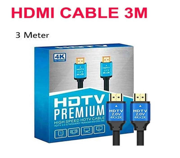 Mobiloo 3M 4K HDMI Cable | High-Speed Ultra HD