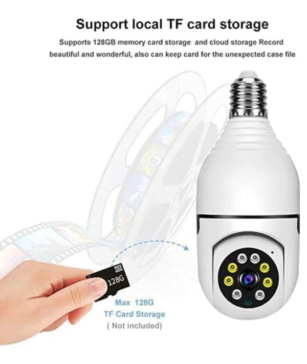 MOBILOO V380 E27 Bulb WiFi Camera