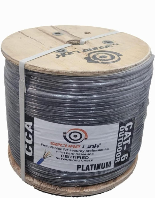 SecureLink CAT6E CCA Outdoor Cable (0.51 sq mm, 305 Yards)
