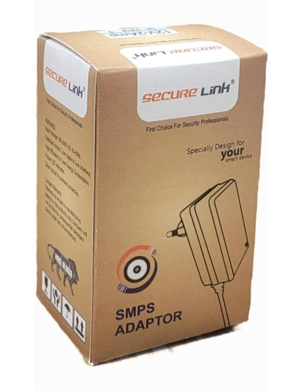 SECURELINK 12V 2A SMPS Adapter | Power Supply with 1-Year Warranty