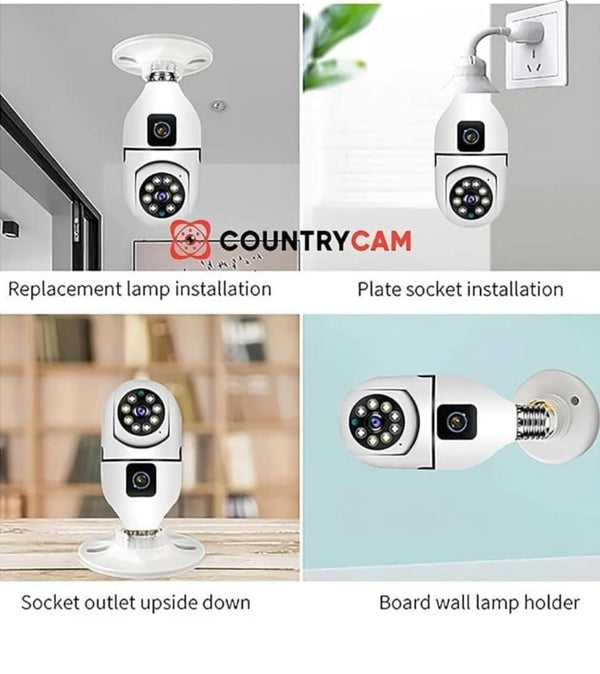 MOBILOO SW-SQ005-L Bulb WiFi Camera