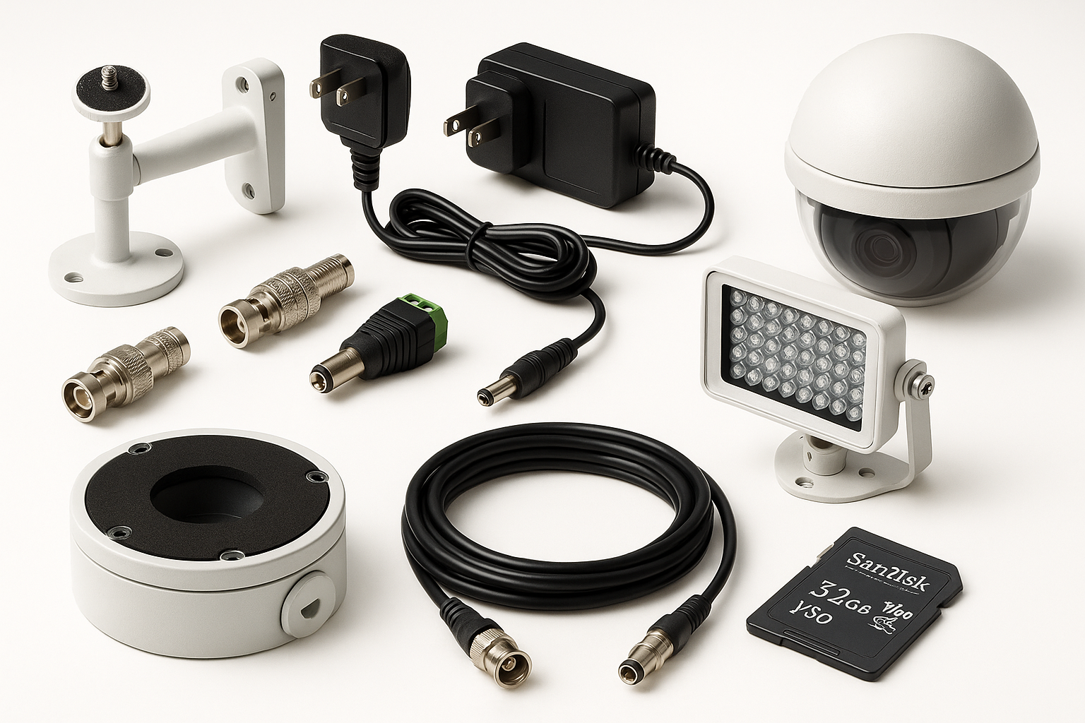 cctv camera accessories 